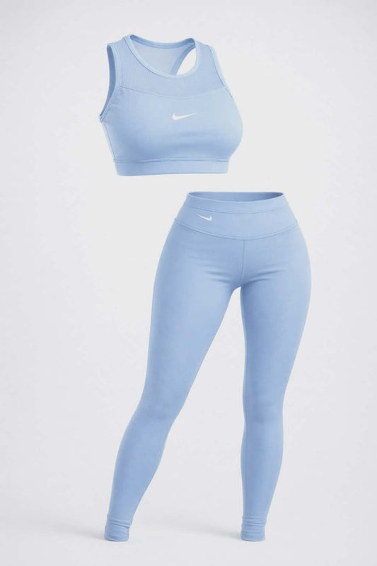 LEGGINS Y TOP AZUL BEBE TALLA S.